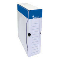 VICTORIA OFFICE Archiválódoboz, A4, 80 mm, karton, VICTORIA OFFICE, kék-fehér (IDVAD08)