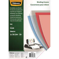 FELLOWES Előlap, A4, 150 mikron, FELLOWES, víztiszta (IFW53760)