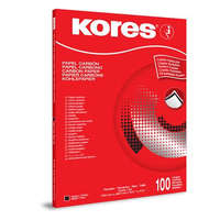 KORES Indigó, A4, gépi, KORES, 100 lap, fekete (IK78492)