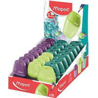 MAPED Hegyező display, egylyukú, tartályos, MAPED Shaker, vegyes színek (IMA534753)