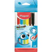 MAPED Filctoll készlet, 2 mm, kimosható, MAPED Color&#039;Peps Ocean, 6 különböző szín (IMA845723)