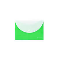 PANTA PLAST Irattartó tasak, A5, PP, patentos, két zsebes, PANTA PLAST, neon zöld (INP0410008804)