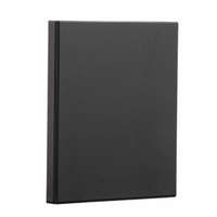 PANTA PLAST Gyűrűs könyv, panorámás, 4 gyűrű, 55 mm, A4, PP/karton, PANTA PLAST, fekete (INP316002501)