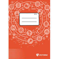 VICTORIA PAPER Füzet, tűzött, A4, kockás, 32 lap, VICTORIA PAPER Circle 87-32 (ISVF8732U)