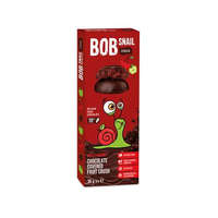 BOB SNAIL Gyümölcs snack, 30 g, BOB SNAIL, alma-meggy étcsokoládéban (KHE393)