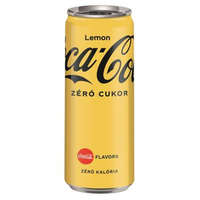COCA COLA Üdítőital, szénsavas, 0,33 l, dobozos, COCA COLA Coca Cola Zero Lemon (KHI408)
