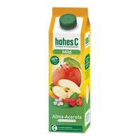 HOHES C Gyümölcslé, 100 százalék , 1 l, HOHES C Mild Juice, alma-acerola (KHIH05)