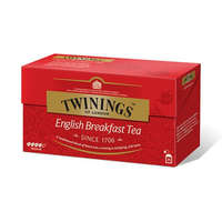 TWININGS Fekete tea, 25x2 g, TWININGS English Breakfast (KHK275)