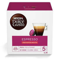 NESCAFE DOLCE GUSTO Kávékapszula, 16x6 g, NESCAFÉ DOLCE GUSTO Espresso, koffeinmentes (KHK364)