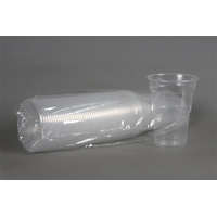 . Műanyag söröspohár, 5 dl, 50 db, víztiszta (KHMU250)