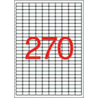 APLI Etikett, univerzális, 17,8x10 mm, eltávolítható, kerekített sarkú, APLI, 6750 etikett/csomag (LCA10197)