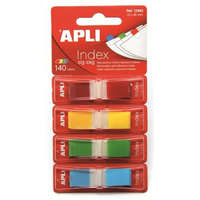 APLI Jelölőcímke, Z, műanyag, 4x35 lap, 12x45 mm, APLI, 4 szín (LCA12483)