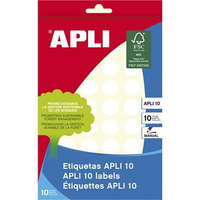 APLI Etikett, 16 mm kör, kézzel írható, APLI, 540 etikett/csomag (LCA1627)