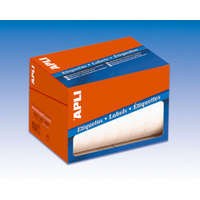 APLI Etikett, 25 mm kör, kézzel írható, tekercsben, APLI, 2400 etikett/csomag (LCA1674)