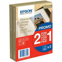 EPSON S042167 Fotópapír, tintasugaras, 10x15, 255 g, fényes, 2x40 lap, EPSON (LEPS167)