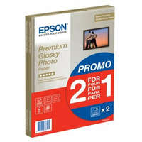 EPSON S042169 Fotópapír, tintasugaras, A4, 255 g, fényes, 2x15 oldal, EPSON (LEPS169)