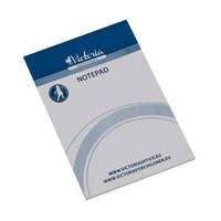 VICTORIA OFFICE Jegyzettömb, A6, 5x50 lap, sima, VICTORIA OFFICE (LL07)