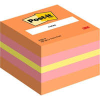 3M POSTIT Öntapadó jegyzettömb, 51x51 mm, 400 lap, 3M POSTIT, pink (LP2051P)