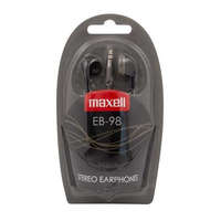 MAXELL Fülhallgató, MAXELL Ear Buds 98, fekete (MXFEB98B)