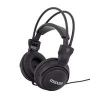 MAXELL Fejhallgató, vezetékes, MAXELL Home Studio, fekete (MXFHSB)