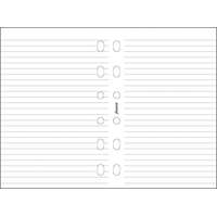 FILOFAX Kalendárium betét, jegyzetlap, pocket méret, vonalas, FILOFAX, fehér (NFX213008)