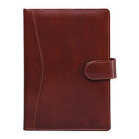 SATURNUS Kalendárium, gyűrűs, betétlapokkal, M, újrahasznosított bőr, SATURNUS, 418, barna (NKM418B)