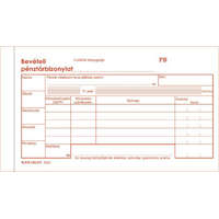 VICTORIA PAPER Nyomtatvány, bevételi pénztárbizonylat, 25x3, VICTORIA PAPER B.318-102, 10 tömb/csomag (NVB318102AV)