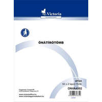 VICTORIA PAPER Önátírótömb, A4, 50x2 lap, VICTORIA PAPER (ONVA4502)