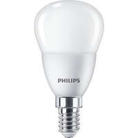 PHILIPS LED izzó, E14, kis gömb, P45, 5W, 470lm, 6500K, PHILIPS CorePro (PLED31)