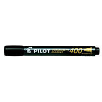 PILOT Alkoholos marker, 1,5-4 mm, vágott, PILOT Permanent Marker 400, fekete (PPM400FK)