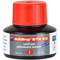 EDDING Utántöltő tábla- és flipchart markerhez, EDDING BTK 25, piros (TED2512)
