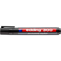 EDDING Alkoholos marker, 1,5-3 mm, kúpos, EDDING 300, fekete (TED30011)