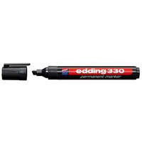 EDDING Alkoholos marker, 1-5 mm, vágott, EDDING 330, fekete (TED33011)