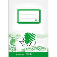 ICO Füzet, tűzött, A5, sima, 32 lap, ICO Süni, 20-32 (TICSU2032)