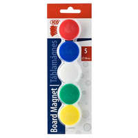 ICO Mágneskorong, 30 mm, 5 db, ICO JY-30, 5 szín (TICTMJY30)