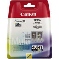 CANON PG-40/CL-41 Tintapatron multipack Pixma iP1300, 1600, 1700 nyomtatókhoz, CANON, fekete,színes, 16ml+12ml (TJCPG40P)