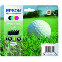 EPSON T34664010 Tintapatron multipack, WorkForce WF-3720DWF nyomtatóhoz, EPSON, b+c+m+y, 18,7 ml (TJE34664)