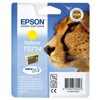 EPSON T07144011 Tintapatron Stylus D78, D92, D120 nyomtatókhoz, EPSON, sárga, 5,5ml (TJE71440)