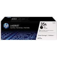 HP CB435AD Lézertoner LaserJet P1005, P1006 nyomtatókhoz, HP 35A, fekete, 2&#42;1,5k (TOHPCB435D)
