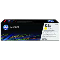 HP CE322A Lézertoner Color LaserJet Pro CM1415, CP1525N nyomtatókhoz, HP 128A, sárga, 1,3k (TOHPCE322A)