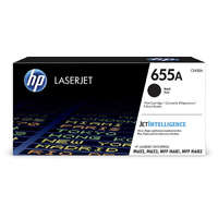 HP CF450A Lézertoner Color LaserJet M681, M682 nyomtatókhoz, HP 655A, fekete, 12,5k (TOHPCF450A)