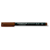 STAEDTLER Alkoholos marker, OHP, 1 mm, STAEDTLER Lumocolor&reg; 317 M, barna (TS3177)