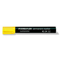 STAEDTLER Alkoholos marker, 2-5 mm, vágott, STAEDTLER Lumocolor&reg; 350, sárga (TS3501)