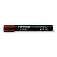 STAEDTLER Alkoholos marker, 2 mm, kúpos, STAEDTLER Lumocolor&reg; 352, barna (TS3527)