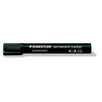 STAEDTLER Alkoholos marker, 2 mm, kúpos, STAEDTLER Lumocolor&reg; 352, fekete (TS3529)