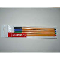STABILO Tűfilc készlet, 0,4 mm, STABILO Point 88, 4 különböző szín (TST884)
