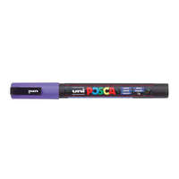 UNI Dekormarker, 0,9-1,3 mm, UNI Posca PC-3ML, fényes lila (TUPC3MLL)
