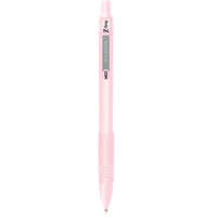 ZEBRA Golyóstoll, 0,27 mm, nyomógombos, rózsaszín tolltest, ZEBRA Z-Grip Pastel, kék (TZ91807)