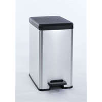 CURVER Pedálos szemetes, 25 l, CURVER Slim Bin, fekete-ezüst (UCPESB25)