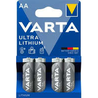 VARTA Elem, AA ceruza, 4 db, lítium, VARTA Ultra Lithium (VEULAA4N)